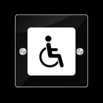 Cartello Toilette Bagno Disabili-Segnaletica Cartello Interno-Lol T-shirt