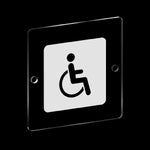 Cartello Toilette Bagno Disabili-Segnaletica Cartello Interno-Lol T-shirt