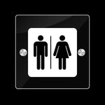 Cartello Toilette Bagno-Segnaletica Cartello Interno-Lol T-shirt
