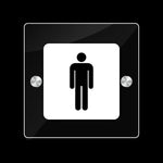 Cartello Toilette Bagno Uomo-Segnaletica Cartello Interno-Lol T-shirt