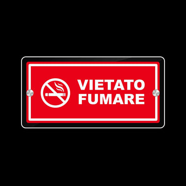 Cartello Vietato Fumare-Segnaletica Cartello Interno-Lol T-shirt