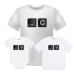 Combo Mini Me Uomo Ctrl C + Ctrl V-T-shirt-Lol T-shirt