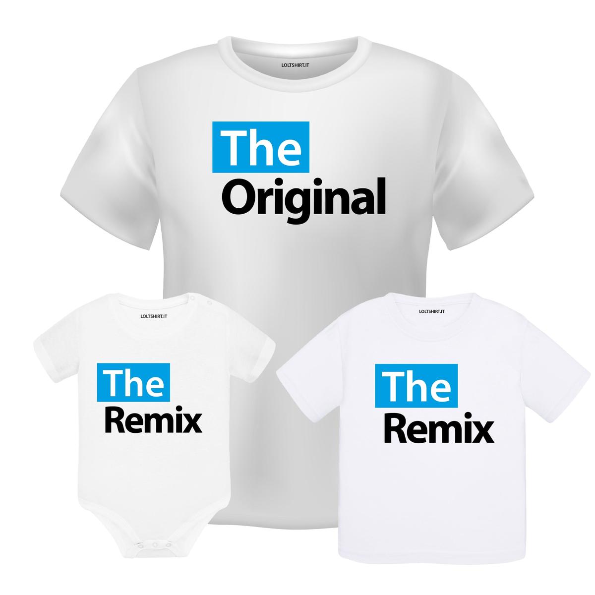 Combo Mini Me Uomo The Original / The Remix-T-shirt-Lol T-shirt