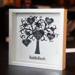 Cornice Quadro Albero della vita famiglia personalizzato con nomi in Plexiglass-Quadro-Lol T-shirt