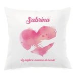 Cuscino Personalizzabile con Nome La Migliore Mamma del Mondo-Cuscino personalizzato-Lol T-shirt