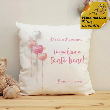 Cuscino Personalizzato per la Festa della Mamma-Cuscino personalizzato-Lol T-shirt