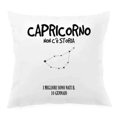 Cuscino Personalizzato Segno Zodiacale Capricorno-Cuscino personalizzato-Lol T-shirt