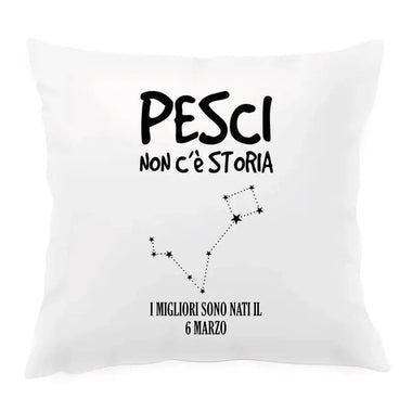 Cuscino Personalizzato Segno Zodiacale Pesci-Cuscino personalizzato-Lol T-shirt