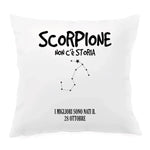 Cuscino Personalizzato Segno Zodiacale Scorpione-Cuscino personalizzato-Lol T-shirt