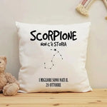 Cuscino Personalizzato Segno Zodiacale Scorpione-Cuscino personalizzato-Lol T-shirt