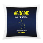 Cuscino Personalizzato Segno Zodiacale Vergine con Fondo Stellato-Cuscino personalizzato-Lol T-shirt