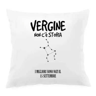 Cuscino Personalizzato Segno Zodiacale Vergine-Cuscino personalizzato-Lol T-shirt