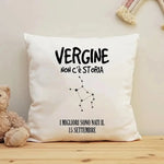 Cuscino Personalizzato Segno Zodiacale Vergine-Cuscino personalizzato-Lol T-shirt