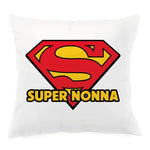 Cuscino Quadrato Super Nonna – Idea Regalo per i Nonni, Festa dei Nonni-Cuscino personalizzato-Lol T-shirt