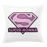 Cuscino Quadrato Super Nonna – Idea Regalo per i Nonni, Festa dei Nonni-Cuscino personalizzato-Lol T-shirt