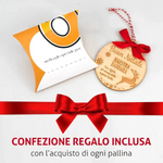 Decorazione di Natale in Legno Personalizzata Pinguino-Decorazioni natalizie-Lol T-shirt
