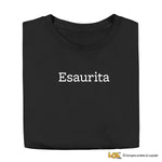 Esaurita Scritta Magliette Divertenti T-Shirt Donna-T-shirt-Lol T-shirt
