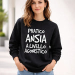 Felpa Donna Pratica Ansia a Livello Agonistico