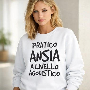 Felpa Donna Pratica Ansia a Livello Agonistico