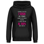 Felpa Donna Ognuno di noi ha 7 sosia nel mondo-Felpa con cappuccio-Lol T-shirt