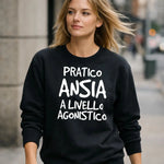 Felpa Donna Pratica Ansia a Livello Agonistico-Felpa-Lol T-shirt