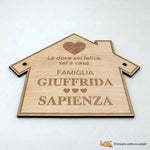 Fuoriporta Personalizzato in Legno – Dove Sei Felice, Sei a Casa-Targa Porta-Lol T-shirt