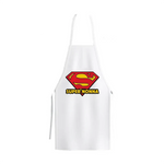 Grembiule Bianco Super Nonna – Idea Regalo per i Nonni, Festa dei Nonni-Grembiule da Cucina-Lol T-shirt