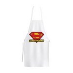 Grembiule Bianco Super Nonno – Idea Regalo per i Nonni, Festa dei Nonni-Grembiule da Cucina-Lol T-shirt