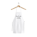 Grembiule Chef Personalizzato, mai cucinare senza un prosecco-Grembiule da Cucina-Lol T-shirt
