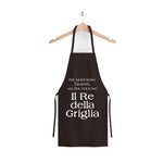 Grembiule Nero Il Re della Griglia-Grembiule da Cucina-Lol T-shirt
