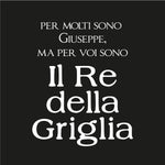 Grembiule Nero Il Re della Griglia-Grembiule da Cucina-Lol T-shirt