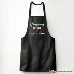 Grembiule Nero Personalizzato per Mamma – La Migliore Cuoca del Mondo-Grembiule da Cucina-Lol T-shirt