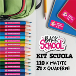 Kit Scuola Etichette per Matite e Quaderni Personalizzabili - 134 pezzi-Etichette-Lol T-shirt