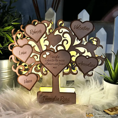 Lampada Albero della Vita-Lampada in legno-Lol T-shirt