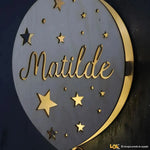 Lampada in legno a led Palloncino a Parete Personalizzabile con Nome-Lampada in legno-Lol T-shirt
