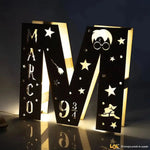Lampada in legno a led Personalizzabile con Nome (Harry Potter Tribute)-Lampada in legno-Lol T-shirt