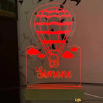 Lampada Personalizzata con Nome-Lampada in plexiglass-Lol T-shirt
