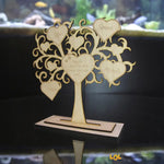 Albero della vita famiglia personalizzato con nomi Legno Albero della vita in legno