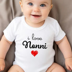 Body per Neonato I Love Nonni Body per bimbi