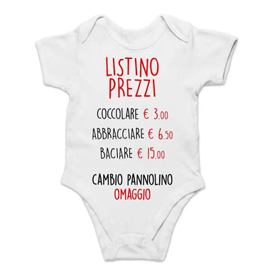 Body per neonato Listino Prezzi divertente Body per bimbi