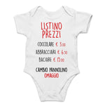 Body per neonato Listino Prezzi divertente Body per bimbi