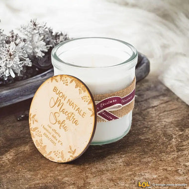 Candele Personalizzate per Maestra con Nome e Dedica con Profumazione a scelta Candele Personalizzate