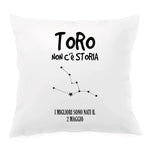 Cuscino Personalizzato Segno Zodiacale Toro Federe per cuscino