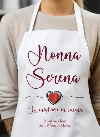 Grembiule per cucina nonni