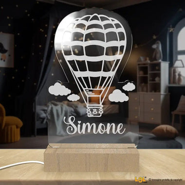 Lampada Personalizzata con Nome Lampada in plexiglass