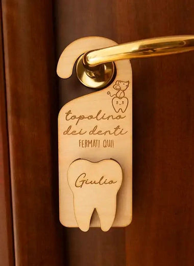 Porta Dentini da Appendere in Legno