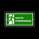 Cartello Uscita d'emergenza Segnaletica Cartello Interno