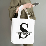 Shopper Personalizzata con Iniziale e Nome Shopper