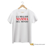 Maglietta Donna La Mamma Migliore del Mondo T-shirt da donna