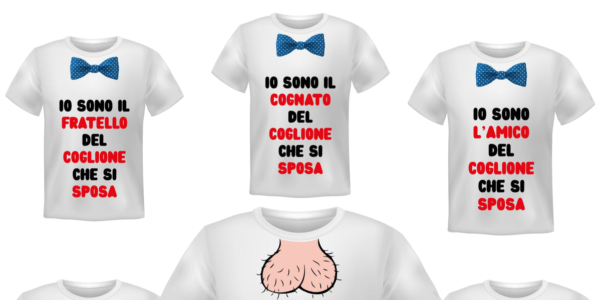 Matrimonio Kit Addio al Nubilato  T-shirt Donna Divertente – Lol